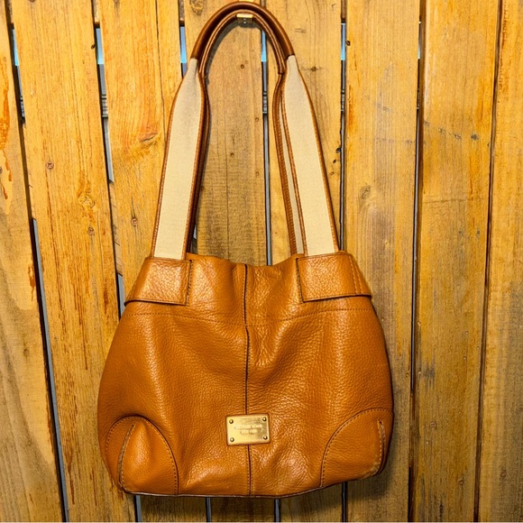 Micheal Kors Brown Leather Shoulder Bag - Picture 1 of 13